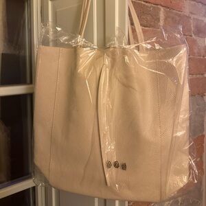 Leather tote bag purchased at new market in Florence Italy